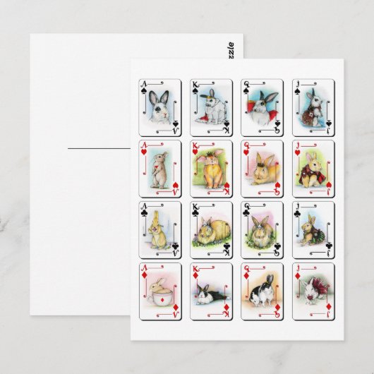 顔カード ポストカード (正面/裏面)