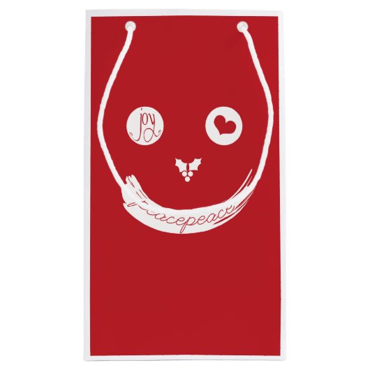 顔キュートラブピースジョイカスタム抱き枕 スモールペーパーバッグ (裏面)