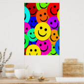 顔コラージポスター ポスター (キッチン)