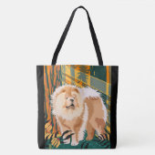 顔ザサンチョウトートまたはクロスボディバッグ トートバッグ (正面)