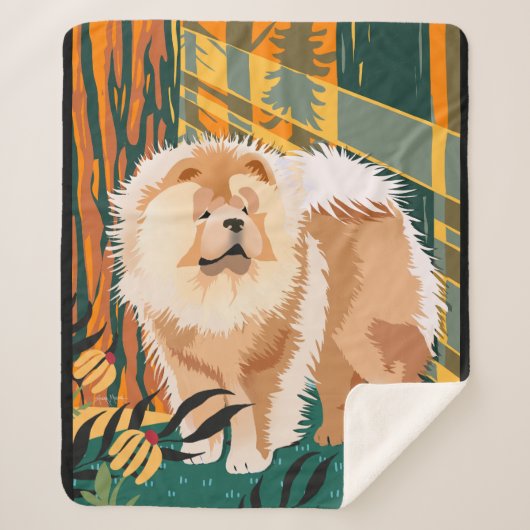 顔ザサンチョーシェルパブランケット シェルパブランケット (正面)