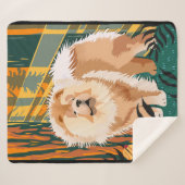 顔ザサンチョーシェルパブランケット シェルパブランケット (正面(横))