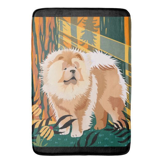 顔ザSUN Chow crate/bath mat バスマット (正面縦)