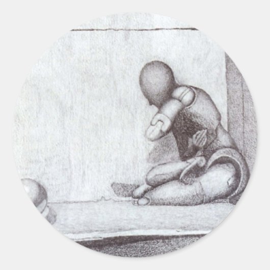 顔シール ラウンドシール (正面)