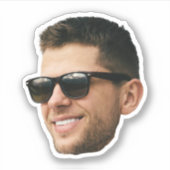 顔ステッカー紙吹雪パーティーデコールバチェロレッテ シール (正面)