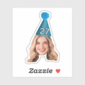 顔ステッカー、カスタム顔、カスタムフォトパーティー帽子 シール (シート)