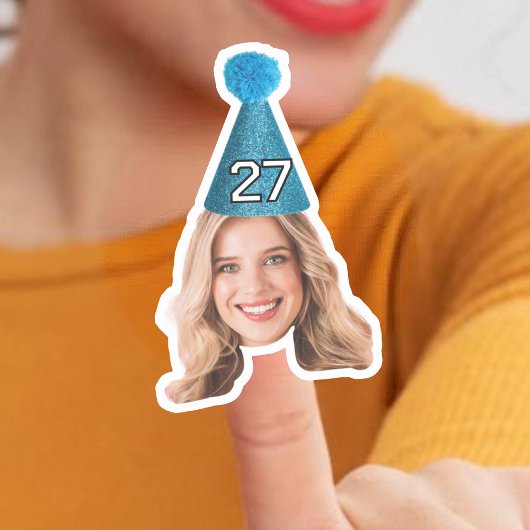 顔ステッカー、カスタム顔、カスタムフォトパーティー帽子 シール