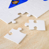 顔ズオブフリーダムUSAの地図 ジグソーパズル (側面)