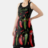 顔チリおもしろいチピーピーピーマン南西メキシコ エプロン (インサイチュ)