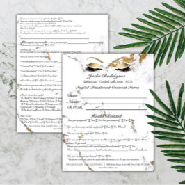 顔トリートメント同意型枠大理石部1 チラシ