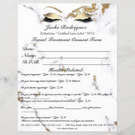 顔トリートメント同意型枠大理石部1b チラシ