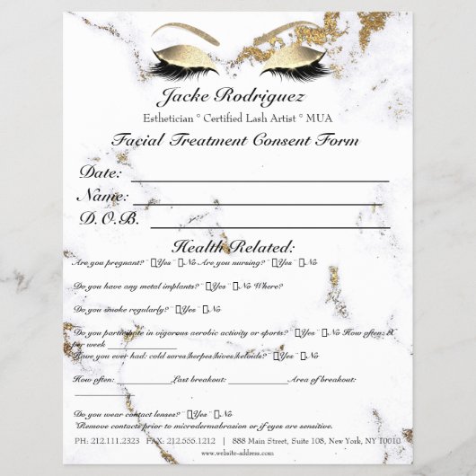 顔トリートメント同意型枠大理石部1b チラシ (正面)