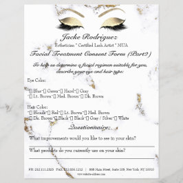 顔トリートメント同意型枠大理石部2 チラシ