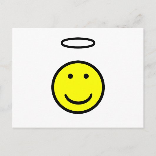 顔ハロ ポストカード (正面)