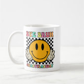 顔バイブル先生ハッピースクールの最後の日 コーヒーマグカップ (左)