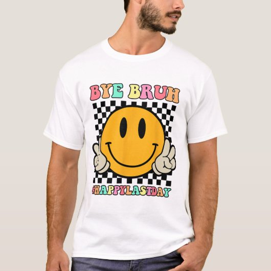 顔バイブル先生ハッピースクールの最後の日 Tシャツ (正面)