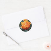 顔バラ#1 Stickersについて ラウンドシール (封筒)