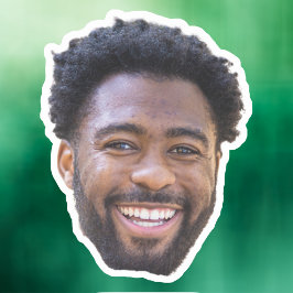 顔パーソナライズされたシール，フォト誕生日ギフト シール