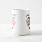 顔パーソナライズされた写真マグカップ、母の日の贈り物 コーヒーマグカップ (中央)