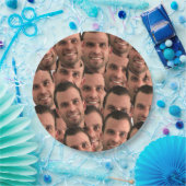 顔パーソナライズされた写真ユニークフォト誕生日Na ペーパープレート (パーティー)