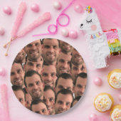 顔パーソナライズされた写真ユニークフォト誕生日Na ペーパープレート (パーティー)