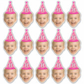 顔パーソナライズされた誕生日の好意バチュラーパーティ シール (正面)