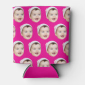 顔パーソナライズされた誕生日の好意バチュラーパーティ 缶クーラー (正面)