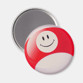 顔ビリヤード マグネット (正面/裏面)