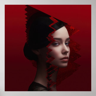 顔ファッション ポスター