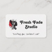 顔プロファイル | ヘアのカットツール 名刺 (正面)