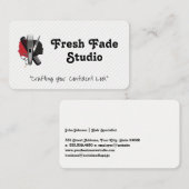 顔プロファイル | ヘアのカットツール 名刺 (正面/裏面)