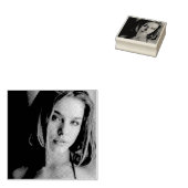 顔ポートレートゴムスタンプ ラバースタンプ (押印)