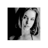 顔ポートレートゴムスタンプ ラバースタンプ (インプリント)