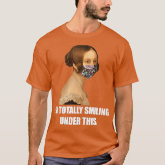 顔マスとギフトオイルの絵画のパンデミック Tシャツ