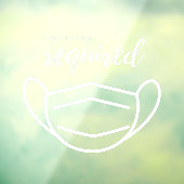 顔マスクが必要なプロフェッショナル業務 ウィンドウサイン (シート3)