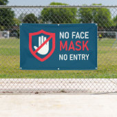 顔マスクなしエントリなし 横断幕 (インサイチュ)