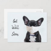 顔マスクのフレンチーが良くなる ポストカード (正面/裏面)