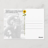 顔マスクを着た少女 – NYC Hポストカード ポストカード (裏面)