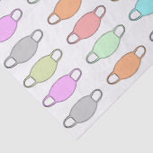 顔マスクパステルパターン 薄葉紙 (詳細)