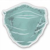 顔マスク シール (正面)