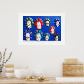 顔マスク ポスター (キッチン)