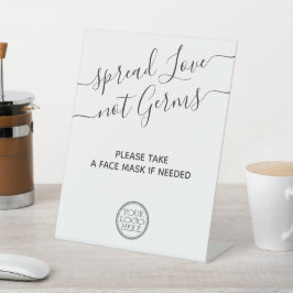 顔マッミニマルクモダンステーション 台座サイン