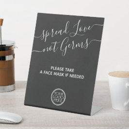 顔マッミニマルクモダンステーション 台座サイン