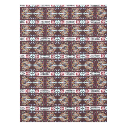 顔モダン，ジェリコ テーブルクロス (正面)