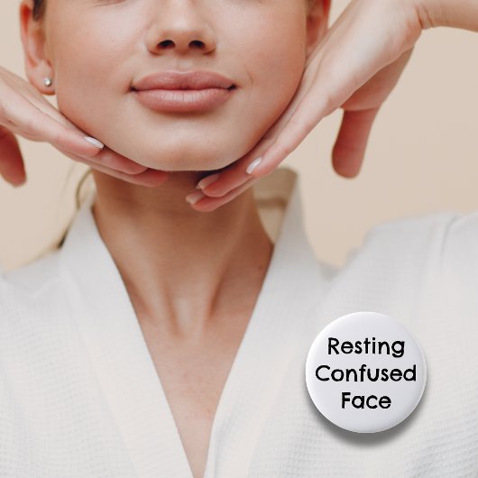 顔ヨガ先生フェイシャルマッサージ 缶バッジ