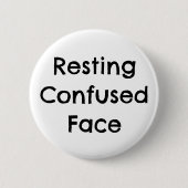 顔ヨガ先生フェイシャルマッサージ 缶バッジ (正面)