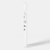 顔ラインアート抽象芸術芸術作品 Case-Mate iPhoneケース (裏面 / 左)