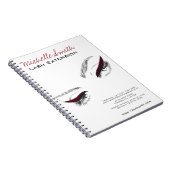 顔ロングラッシュアイライナーラッシュエクステンション ノートブック (右側)