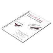 顔ロングラッシュアイライナーラッシュエクステンション ノートブック (左側)