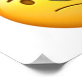 顔付きモノクル – Emoji ポスター (角)